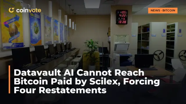 Datavault AI Cannot Reach Bitcoin Paid by Scilex, Forcing Four Restatements