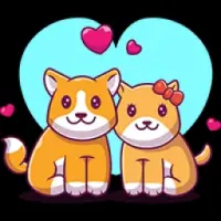 Couple Shiba Logo