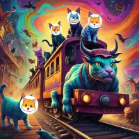 Train Cats Logo