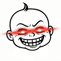 Baby Troll on bnb Logo