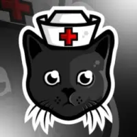 Black Nurse Cat Logo