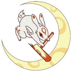 Moon-Rabbit  Trend Logo