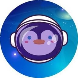 Space-Penguin  Trend Logo