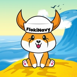 Floki-Navy-Token Logo