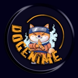 Dogenime-Token  Trend Logo