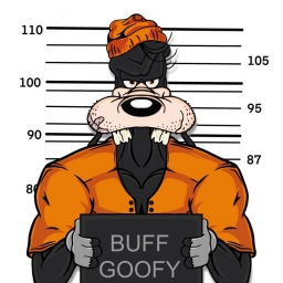 Buff-Goofy  Trend Logo