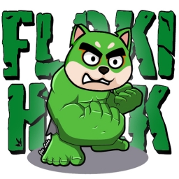 Floki-Hulk Logo