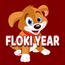 Floki-Year-Token Logo