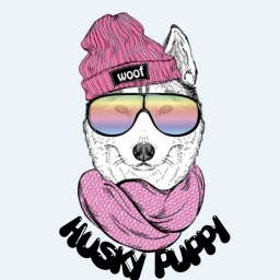 Huskypuppyy Logo