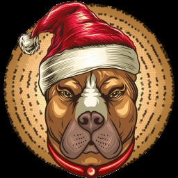 PITBULL SANTA