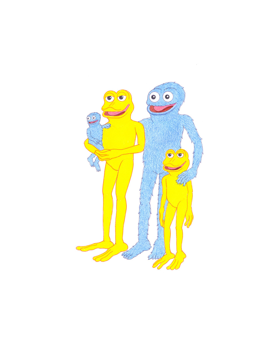 Monster Family By Matt Furie