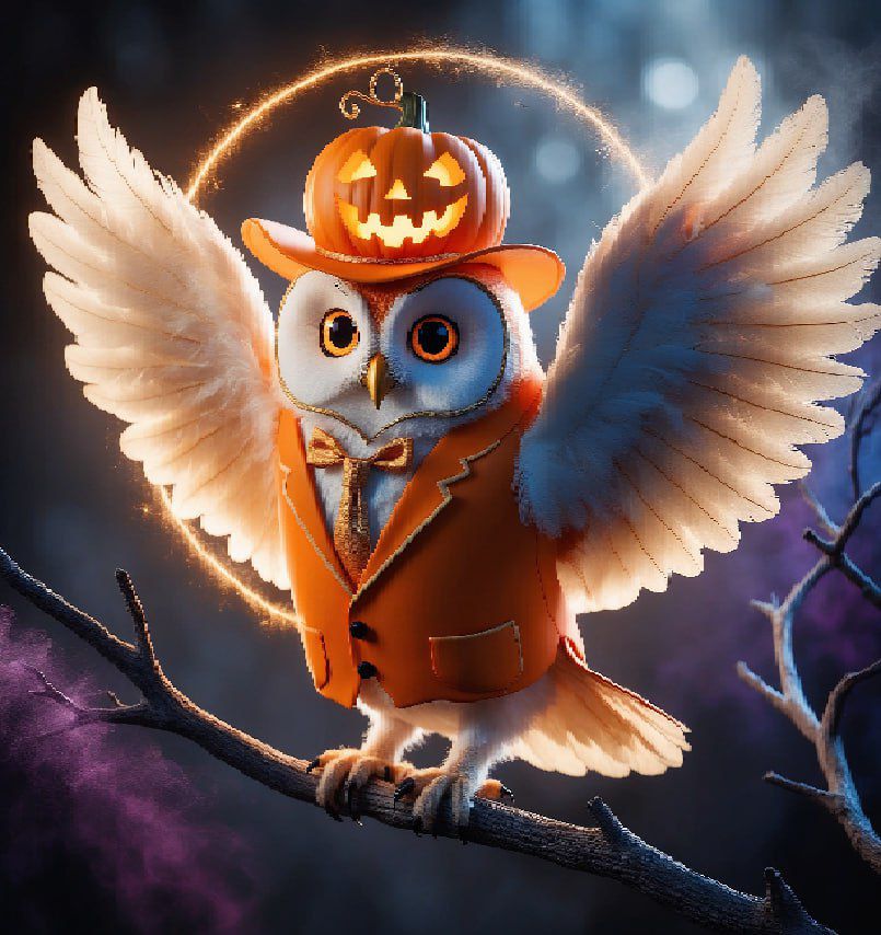 Halloween owl