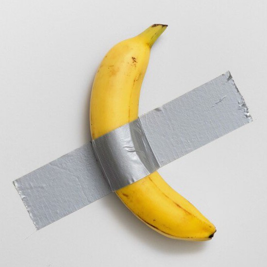 taped banana