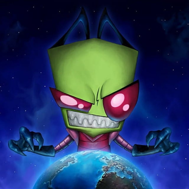 INVADER-ZIM  Trend Logo