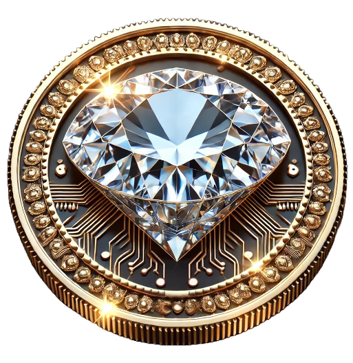 Diamond-Token  Trend Logo