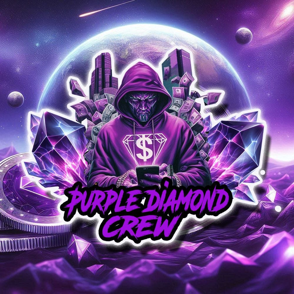 The-Purple-Diamond-Crew  Trend Logo