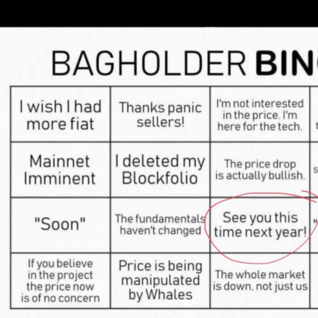 Bagholder BINGO