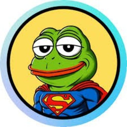 Super-Pepe-bsc  Trend Logo