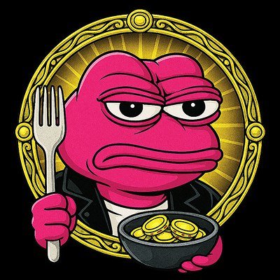 Angry-Pepe-Fork  Trend Logo