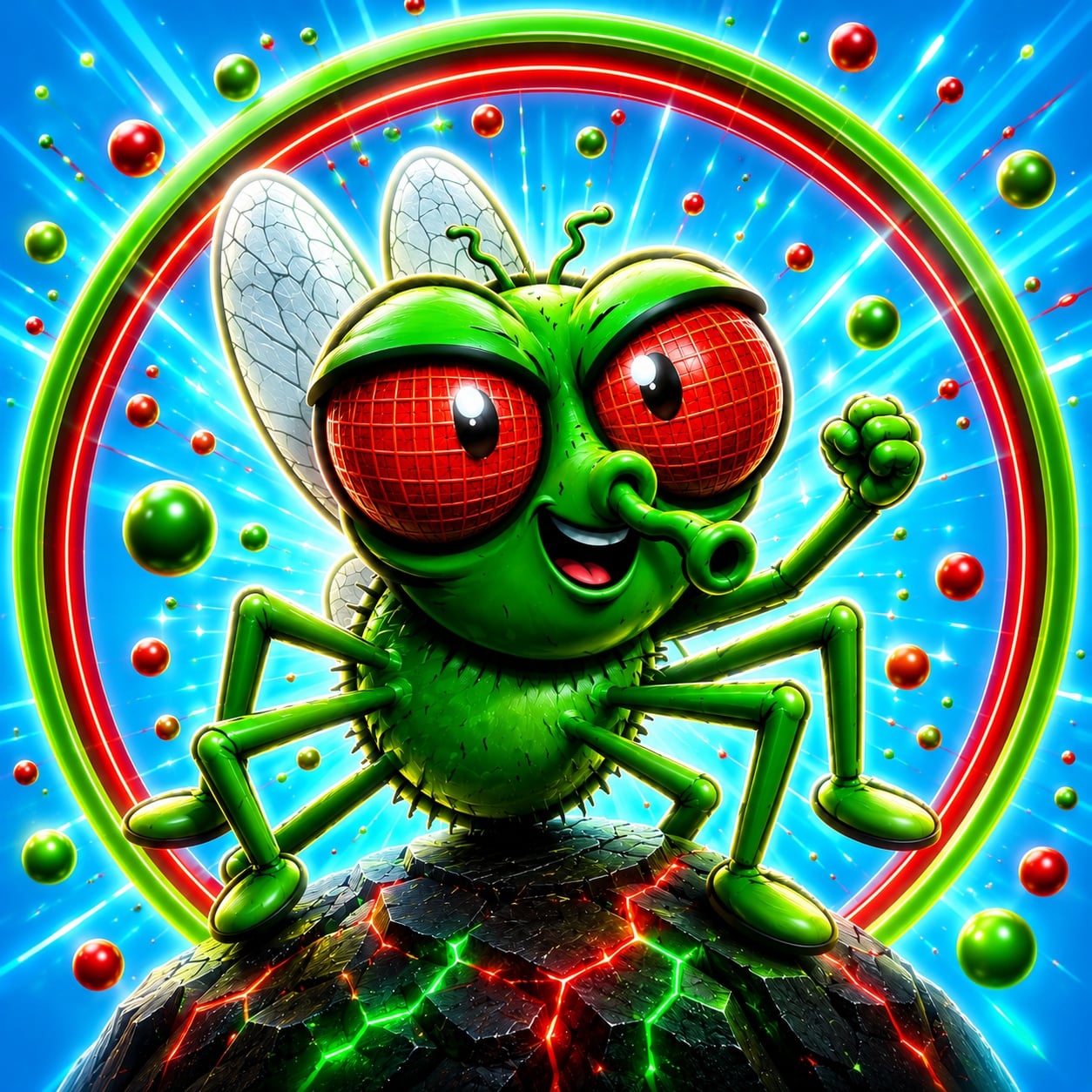 Bugs Destroyer Bush Cricket Logo