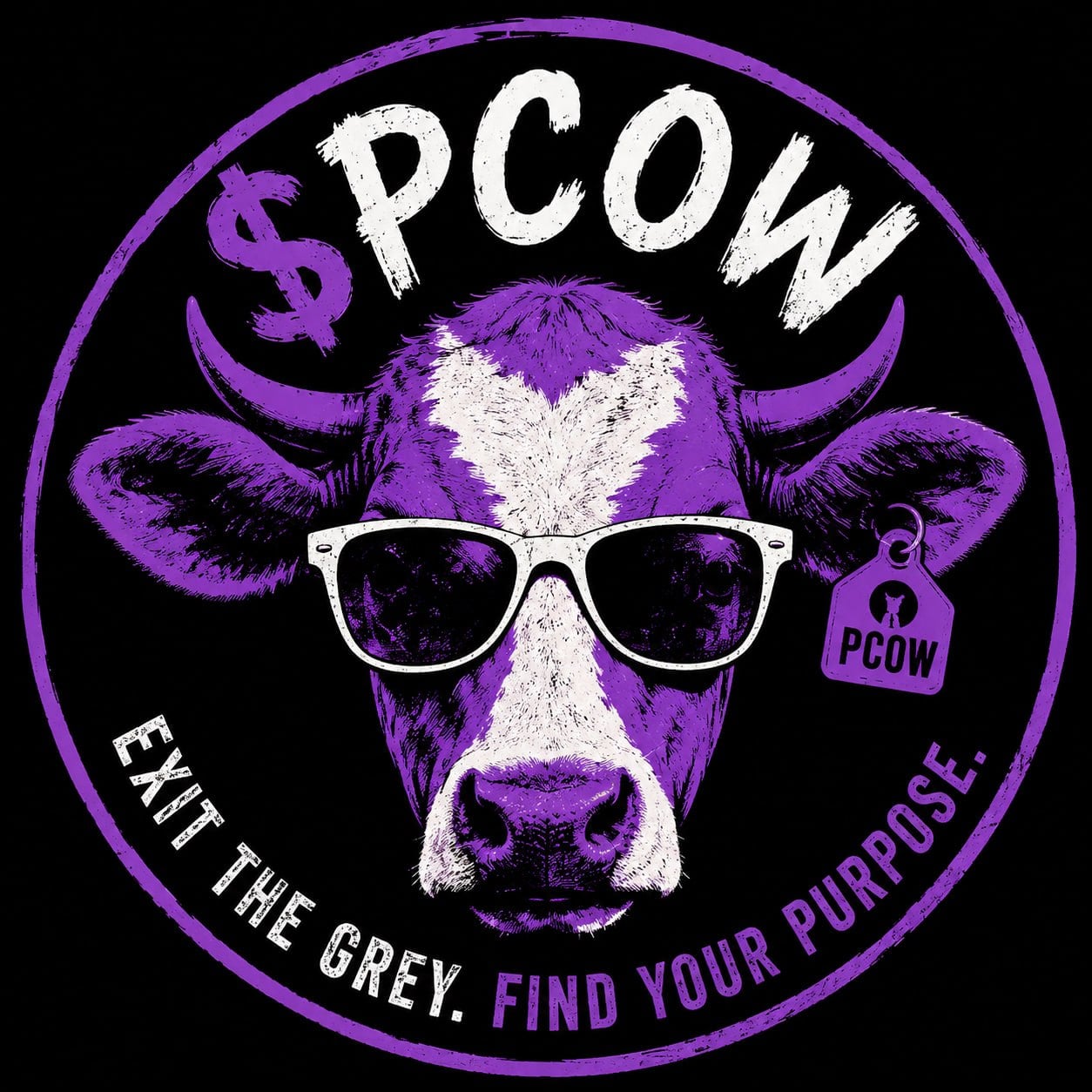 THE PURPOSE COW Logo