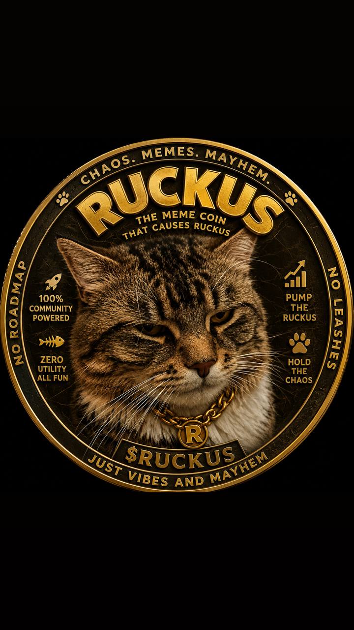 RUCKUS THE CAT Logo