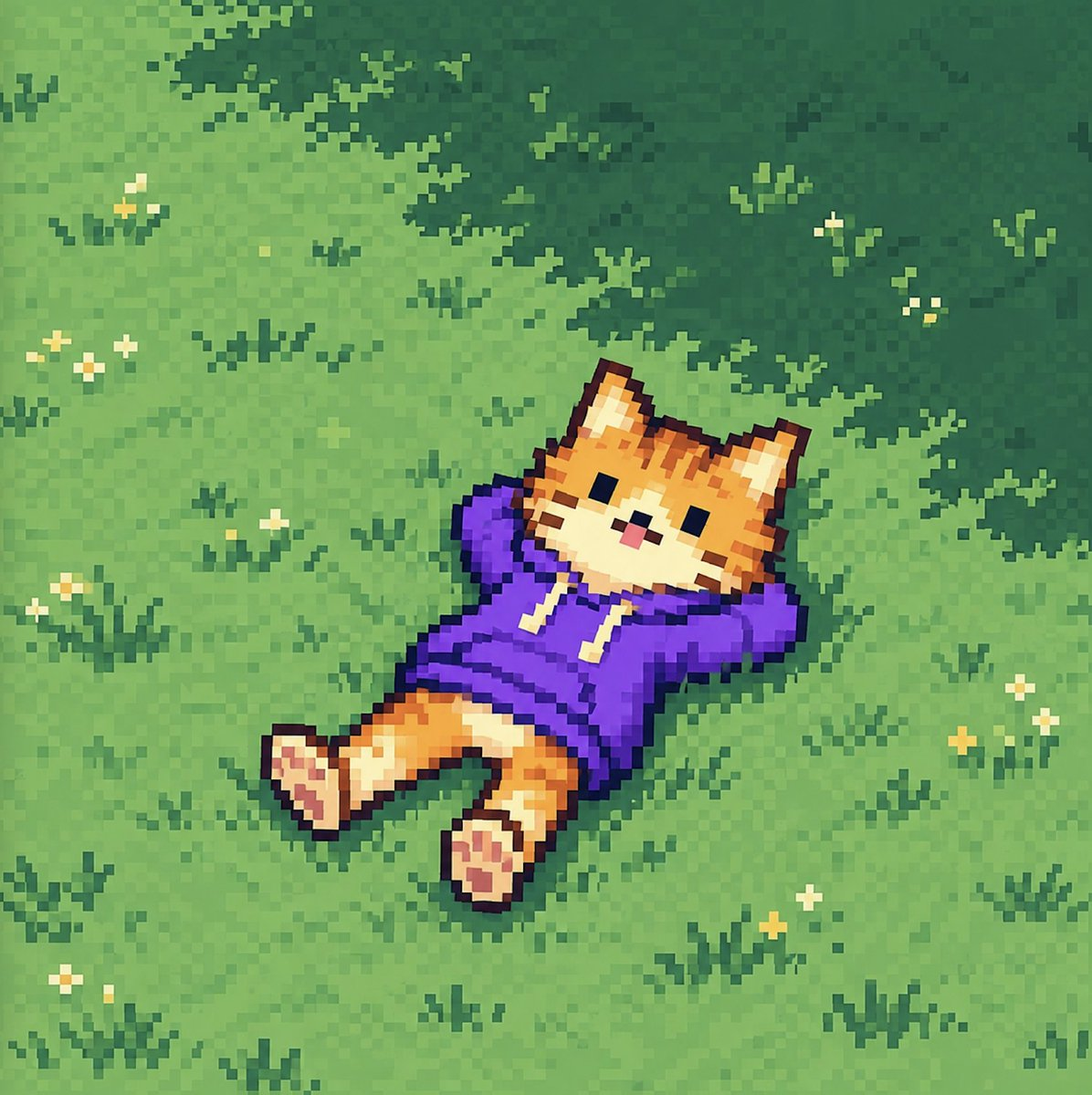 Touch-Grass-Cat Logo