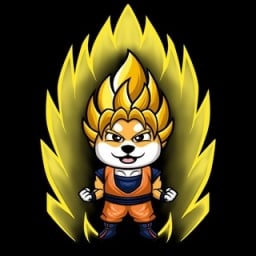 FLOKI-SUPER-SAIYAN Logo