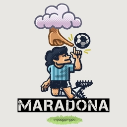 Maradona-The-Hand-of-God Logo