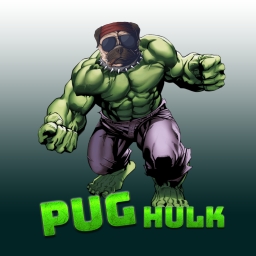 Pug-Hulk Logo