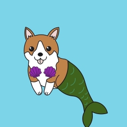 MermaidDogeCoin Logo