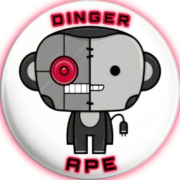 Dinger-Ape Logo