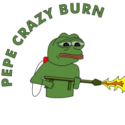 PEPE-CRAZY-BURN Logo