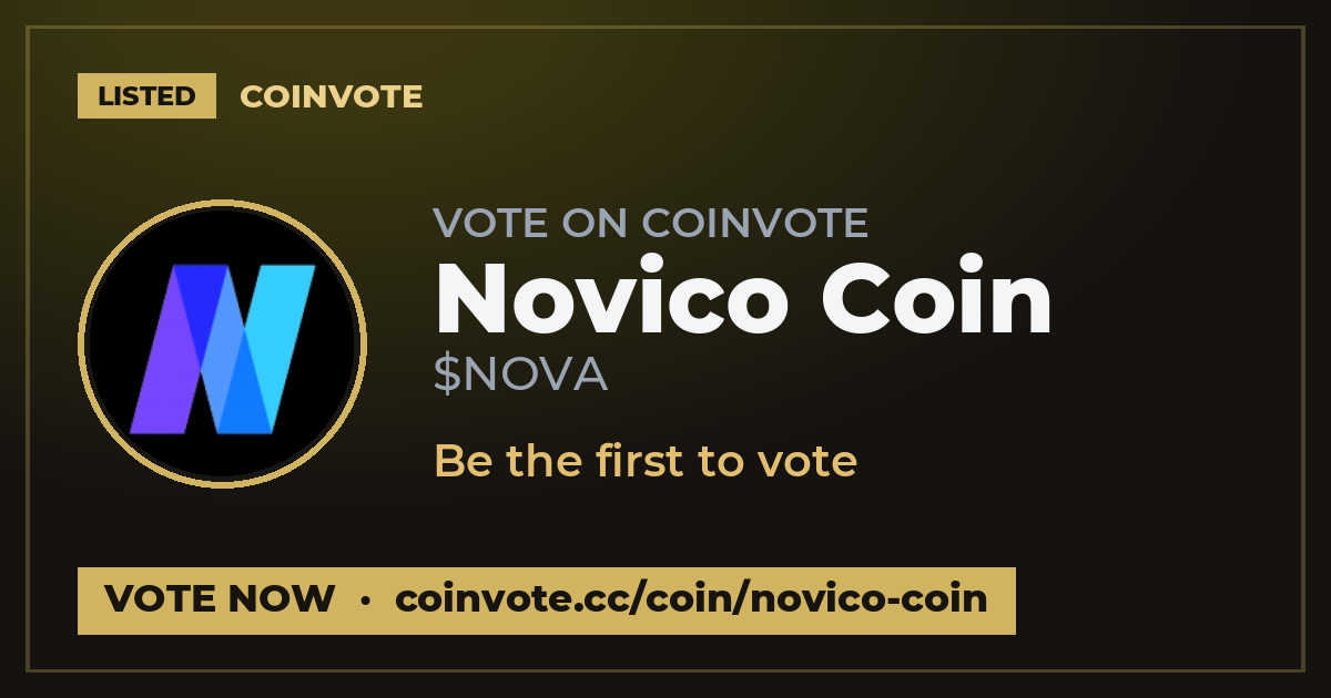 Novico Coin (NOVA): Early Gem Signals, Chart & Community Momentum ...