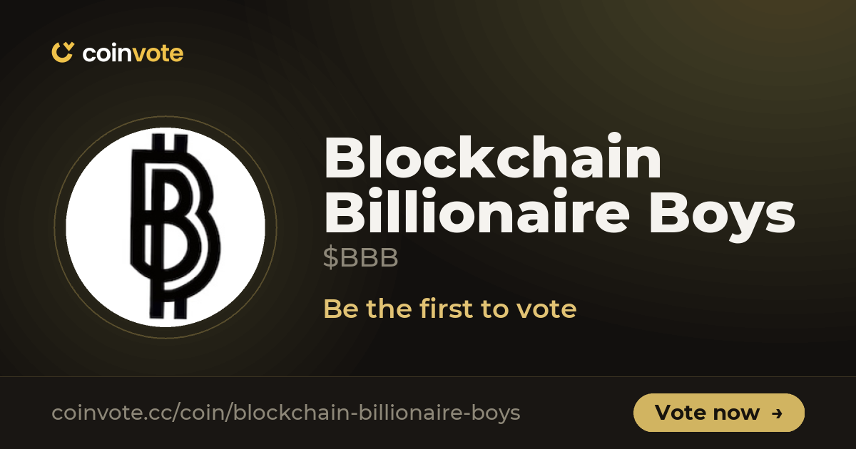 Blockchain Billionaire Boys (BBB, 0 Votes): Live Chart, Latest News ...