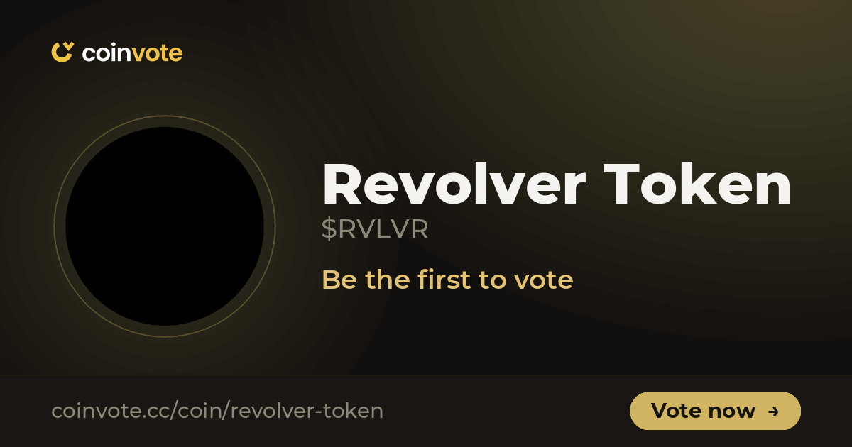 Revolver Token Revolver Token (RVLVR, 0 Votes): Live Chart, Latest News, and Community ...