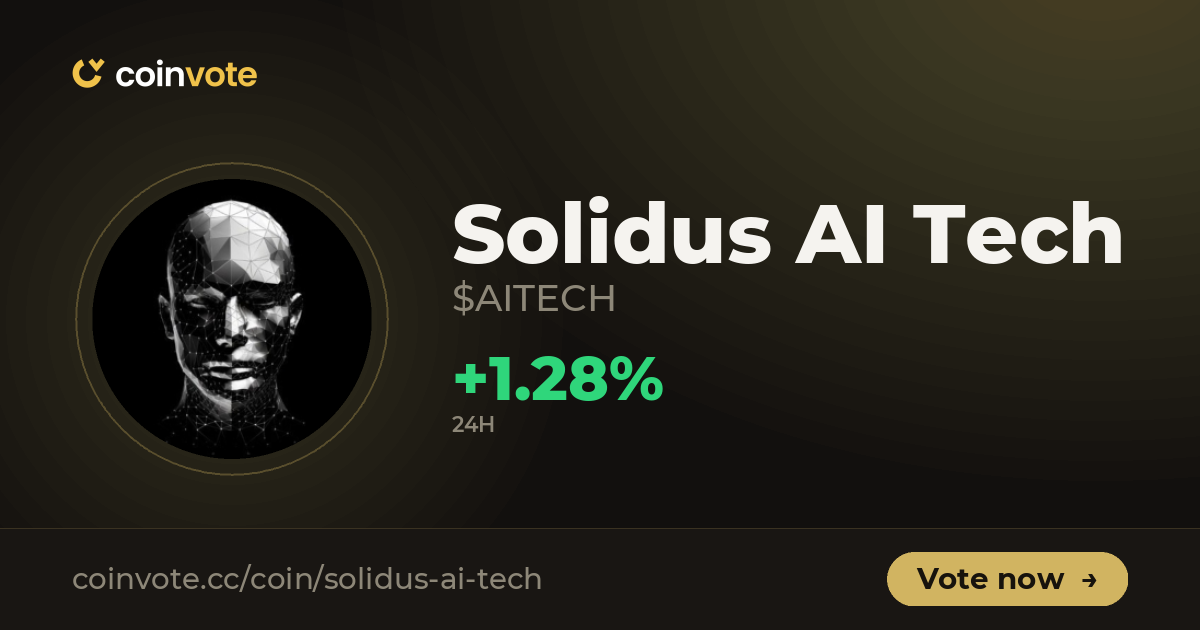 Solidus AI Tech (AITECH, 0 Votes): Live Chart, Latest News, and ...