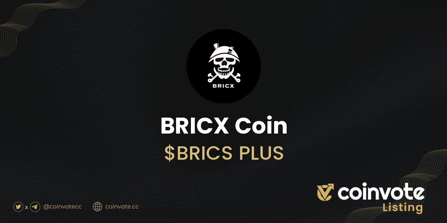 BRICX Coin (BRICS PLUS) price today, chart, market cap & news | Coinvote