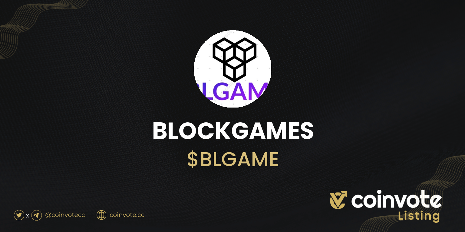 BLOCKGAMES (BLGAME) Price Today, Chart, Market Cap & News | Coinvote