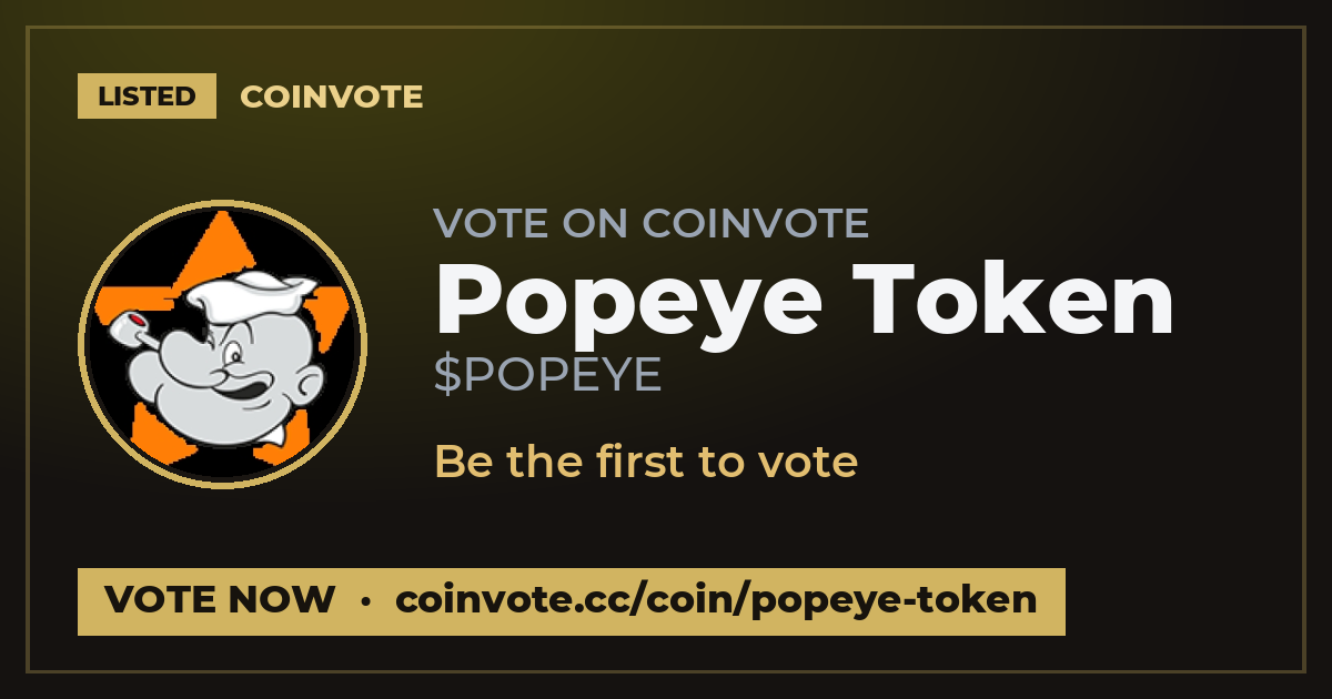Popeye Token (POPEYE): Early Gem Signals, Chart & Community Momentum ...