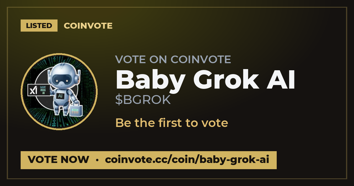 Baby Grok AI (BGROK, 0 Votes): Live Chart, Latest News, and Community ...
