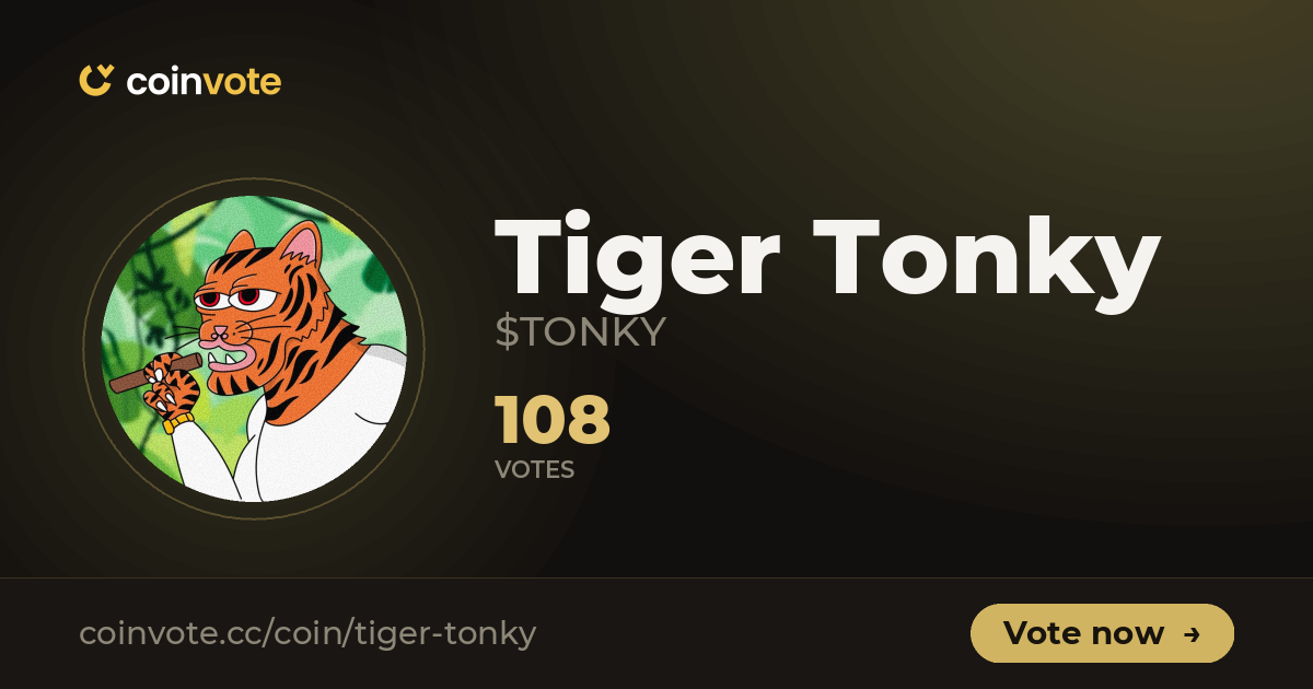 Tiger Tonky (TONKY): Early Gem Signals, Chart & Community Momentum ...
